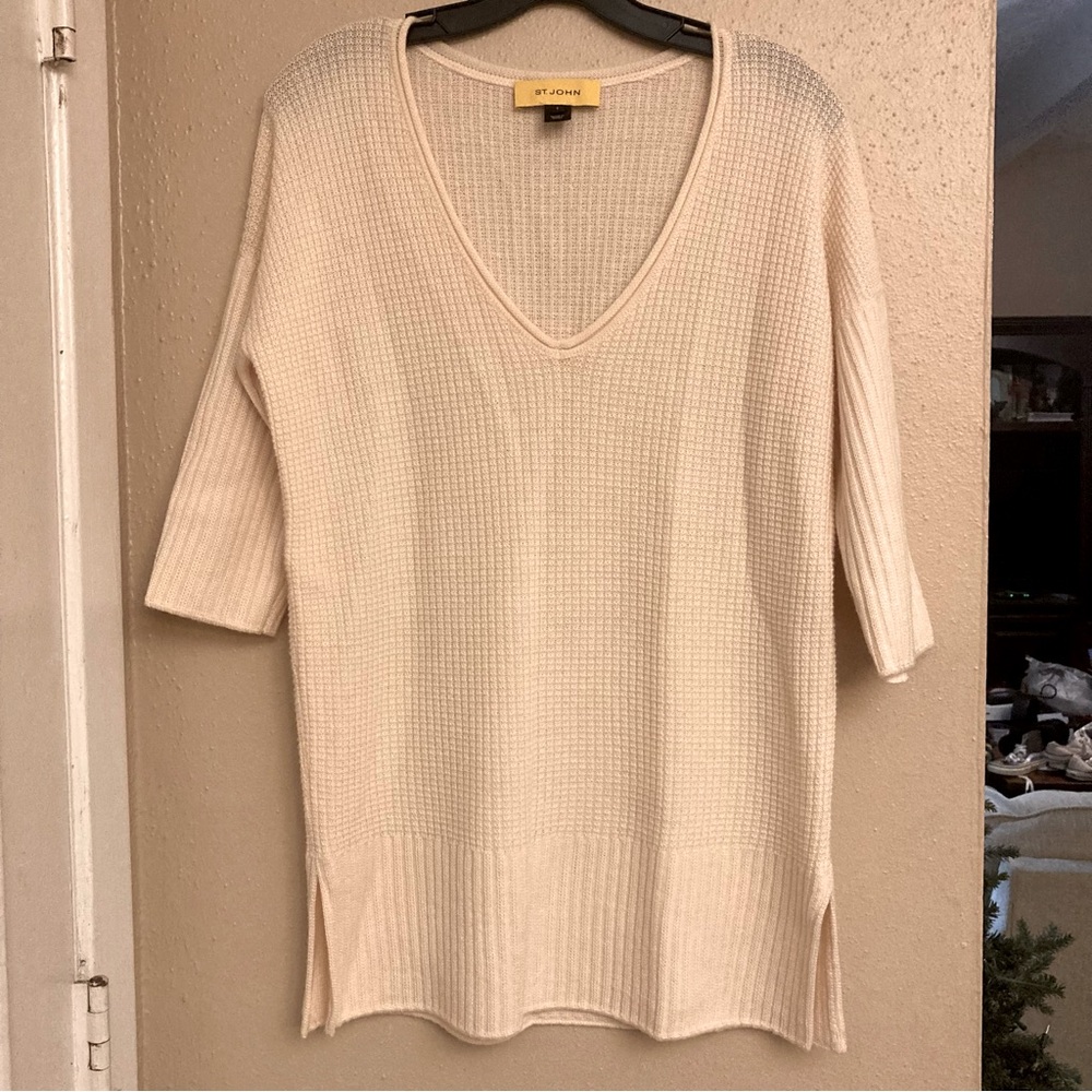 St. John V Neck Sweater